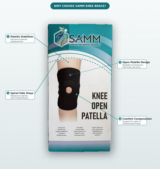 SAMM Premium Knee open patella