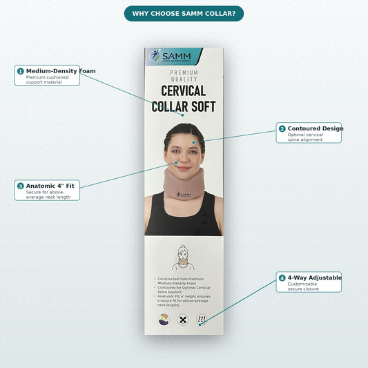 SAMM Premium Soft Cervical Collar